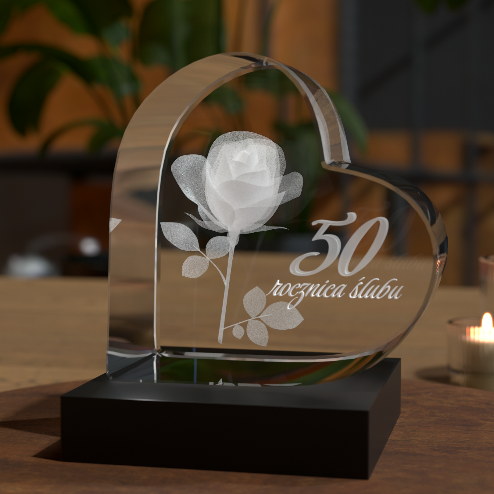 roza 3d serce lezace 2